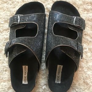 Steve Madden Shoes - Steve Madden rhinestone sandals sz 9.5 Steve Madden Shoes - Steve Madden rhinestone sandals sz 9.5